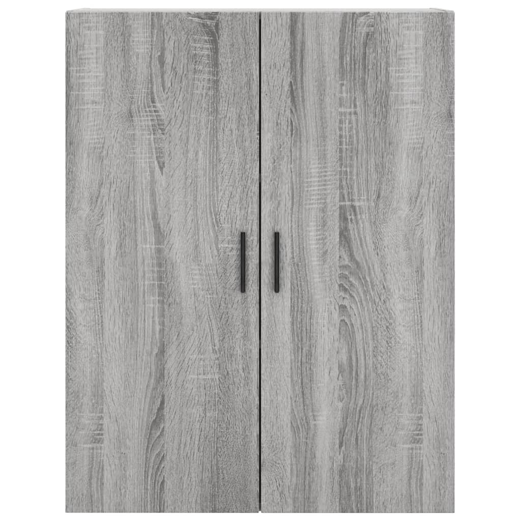 Image Buffet haut Sonoma gris 69,5x34x180 cm Bois d'ingénierie | Xios Store SNC vidaXL Xios Store SNC