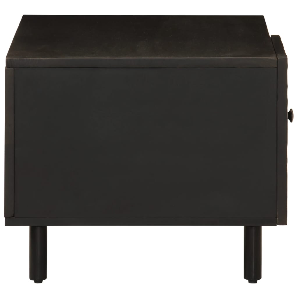 Table basse noir 80x50x40 cm bois massif de manguier Tables basses vidaXL   