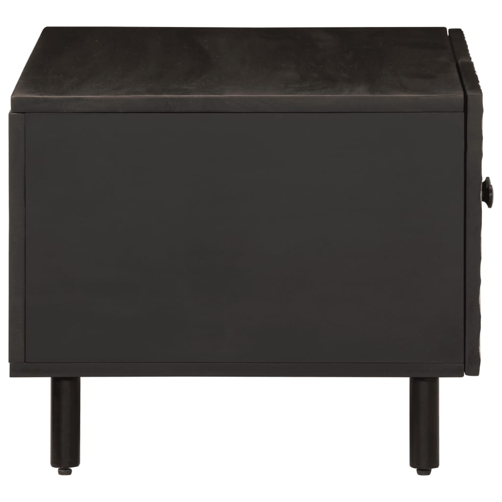 Table basse noir 80x50x40 cm bois massif de manguier Tables basses vidaXL   