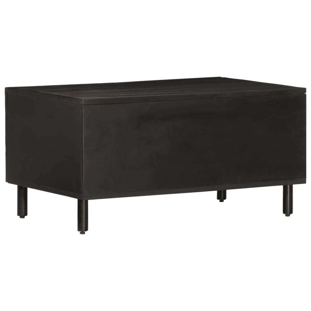 Table basse noir 80x50x40 cm bois massif de manguier Tables basses vidaXL   