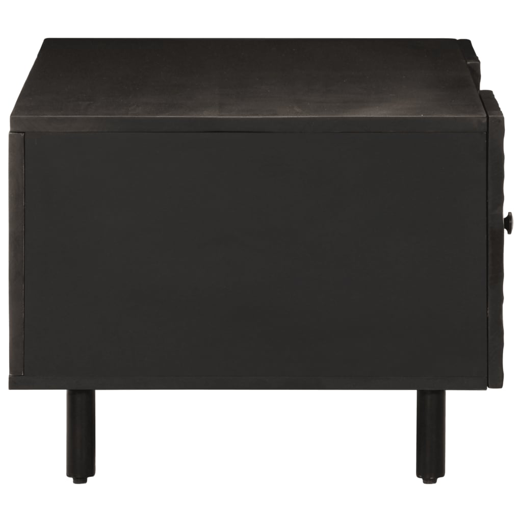 Table basse noir 100x54x40 cm bois massif de manguier Tables basses vidaXL   