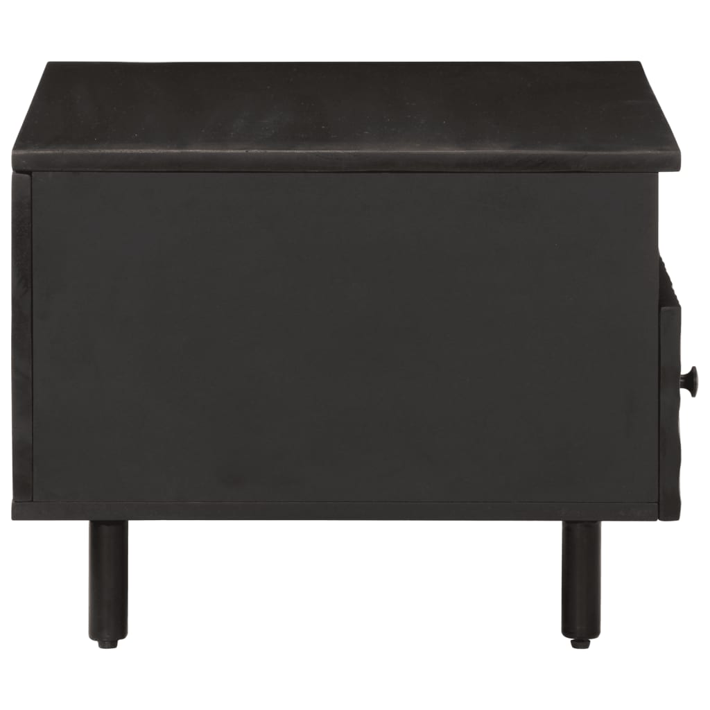 Table basse noir 80x54x40 cm bois massif de manguier Tables basses vidaXL   