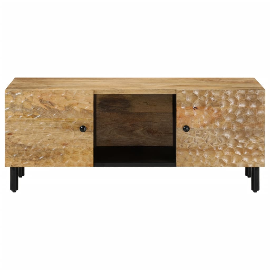 Table basse 100x54x40 cm bois de manguier massif Tables basses vidaXL   