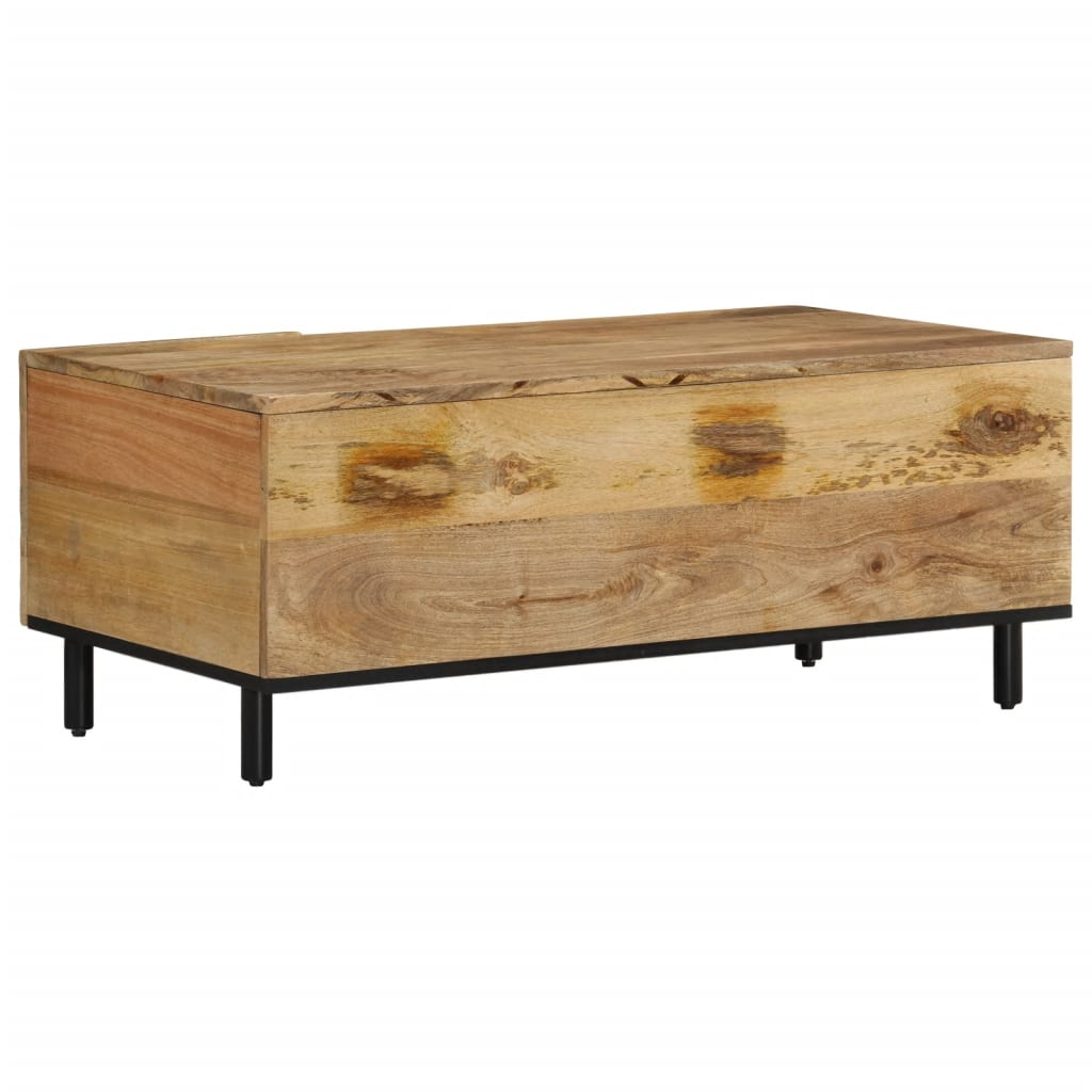 Table basse 100x54x40 cm bois de manguier massif Tables basses vidaXL   