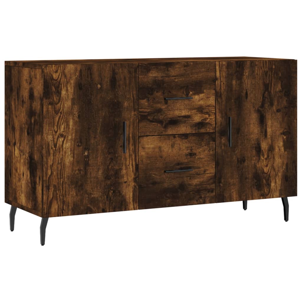 Buffet chêne fumé 100x36x60 cm bois d'ingénierie Buffets & bahuts vidaXL