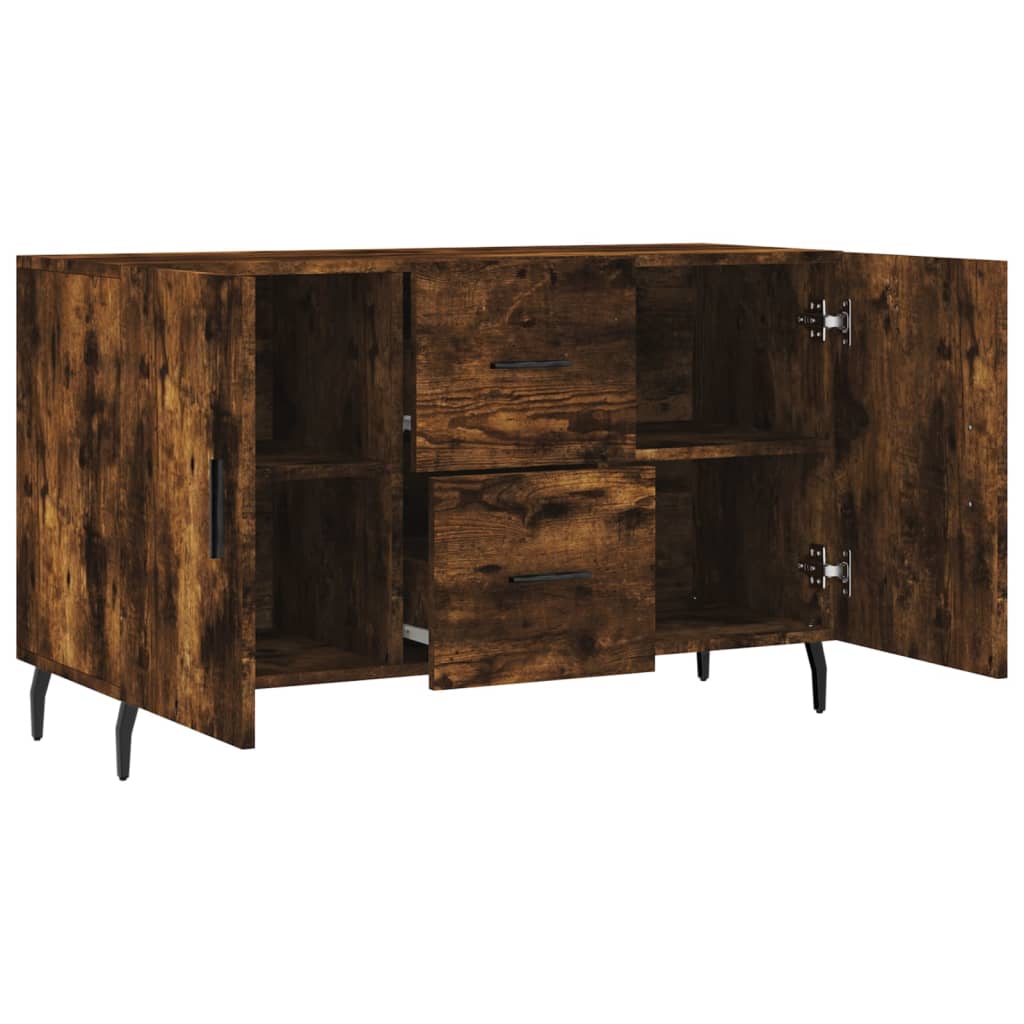 Buffet chêne fumé 100x36x60 cm bois d'ingénierie Buffets & bahuts vidaXL