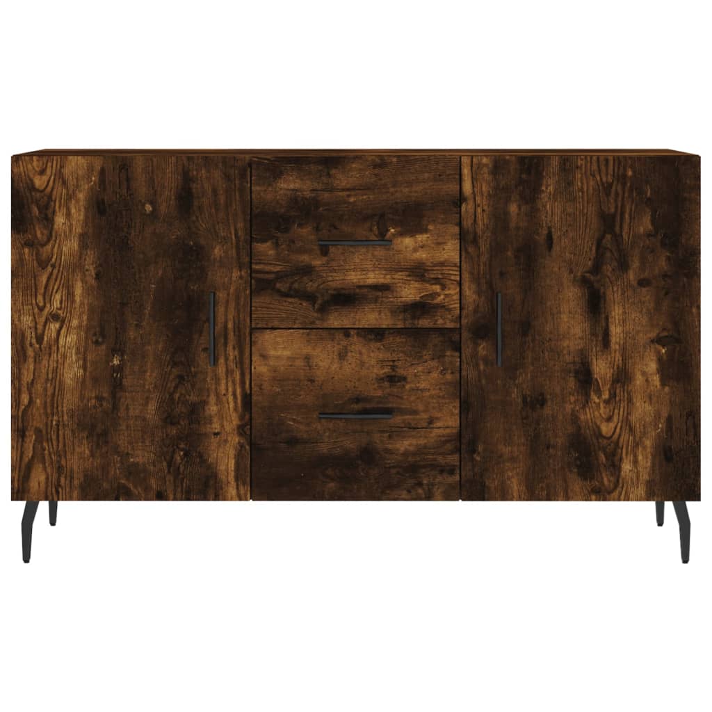 Buffet chêne fumé 100x36x60 cm bois d'ingénierie Buffets & bahuts vidaXL