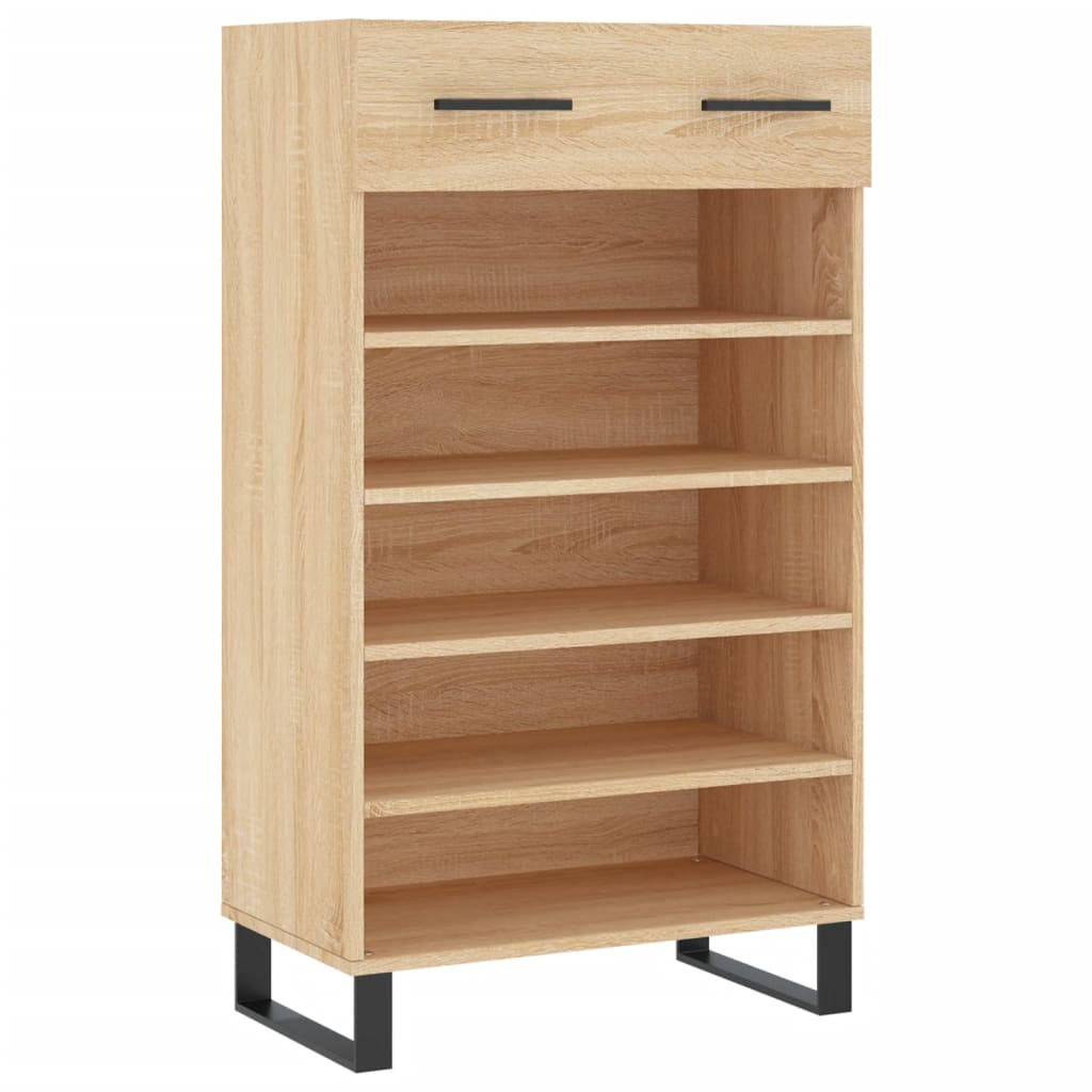 Armoire à chaussures chêne sonoma 60x35x105cm bois d'ingénierie Armoires & meubles de rangement vidaXL