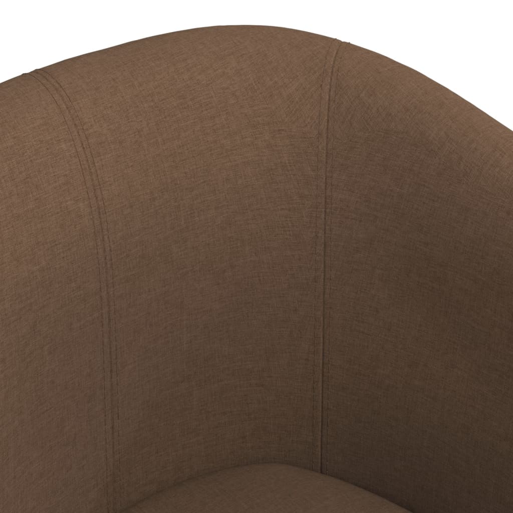 Chaise cabriolet marron tissu Fauteuils vidaXL   