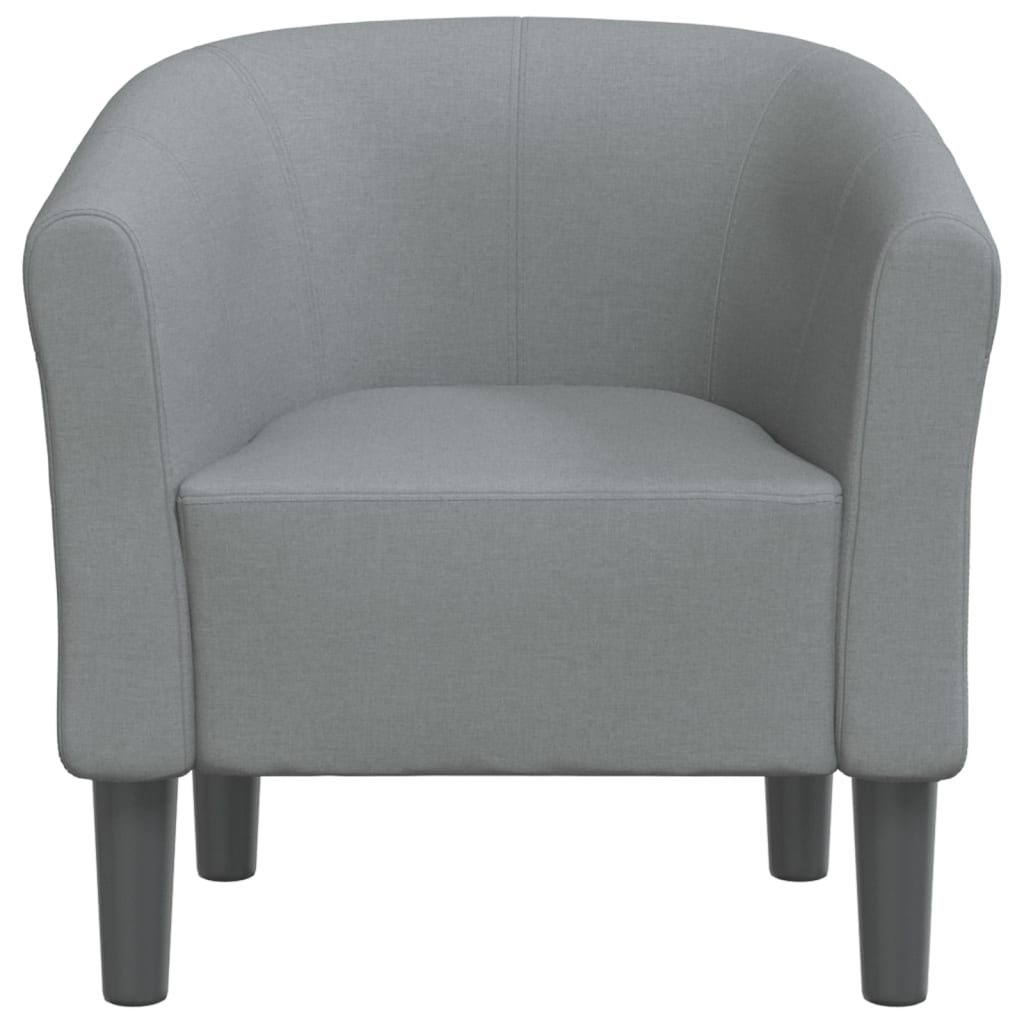 Chaise cabriolet gris clair tissu Fauteuils vidaXL   