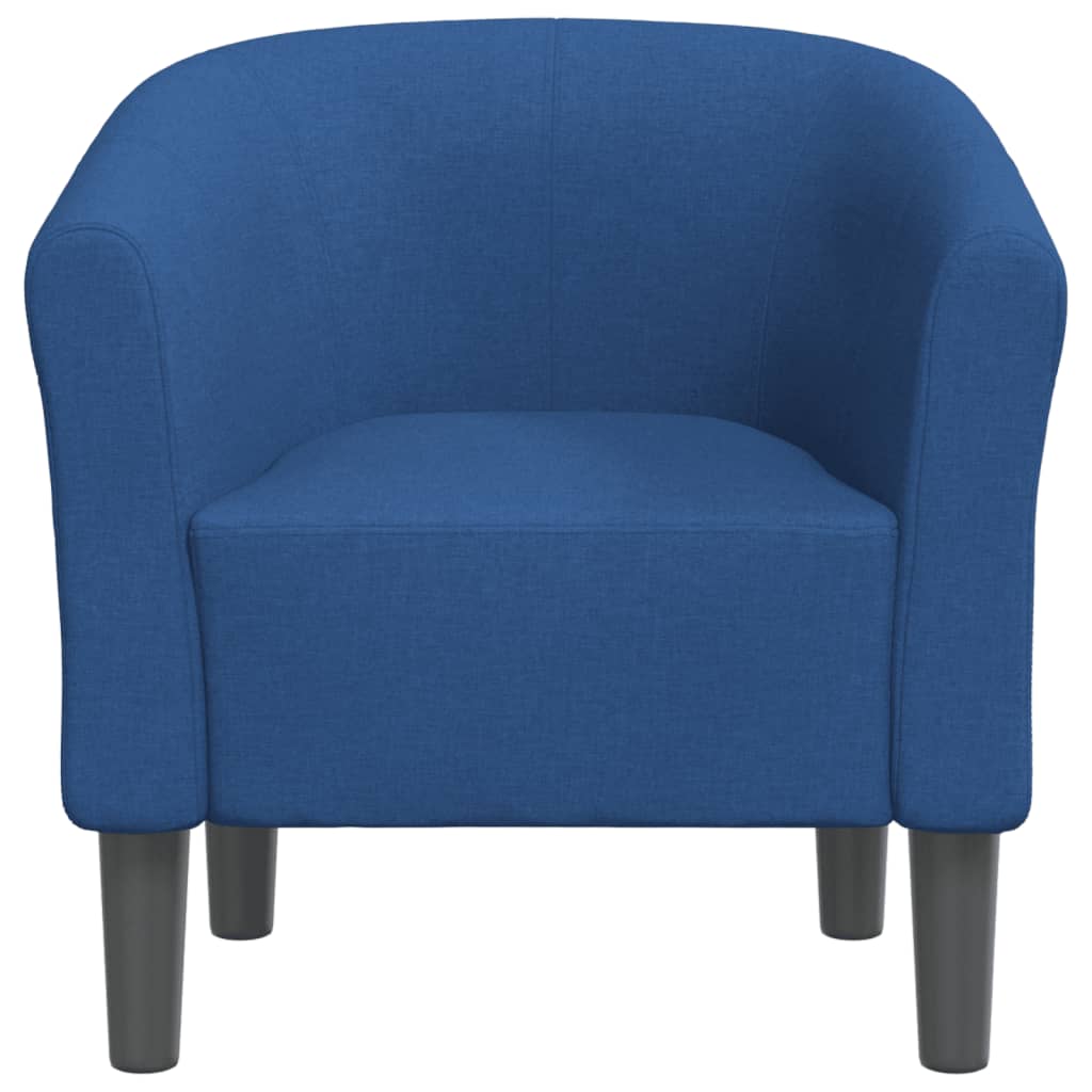 Chaise cabriolet bleu tissu Fauteuils vidaXL   