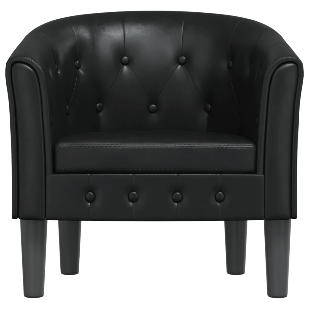 Fauteuil noir similicuir Fauteuils vidaXL   