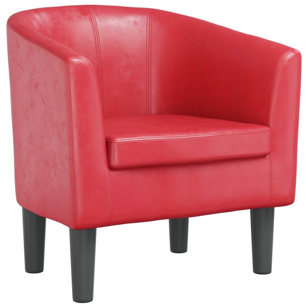 Fauteuil rouge similicuir Fauteuils vidaXL   