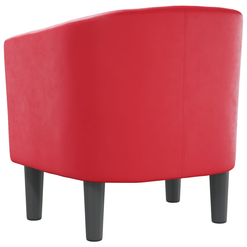 Fauteuil rouge similicuir Fauteuils vidaXL   