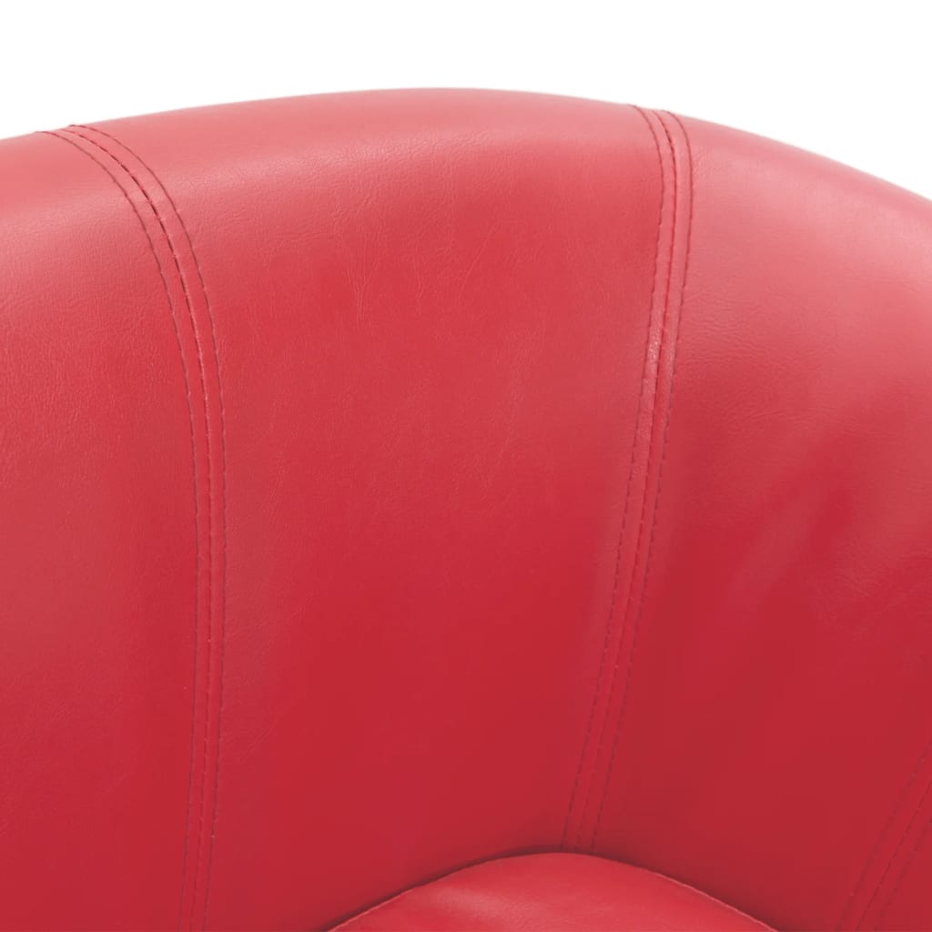 Fauteuil rouge similicuir Fauteuils vidaXL   