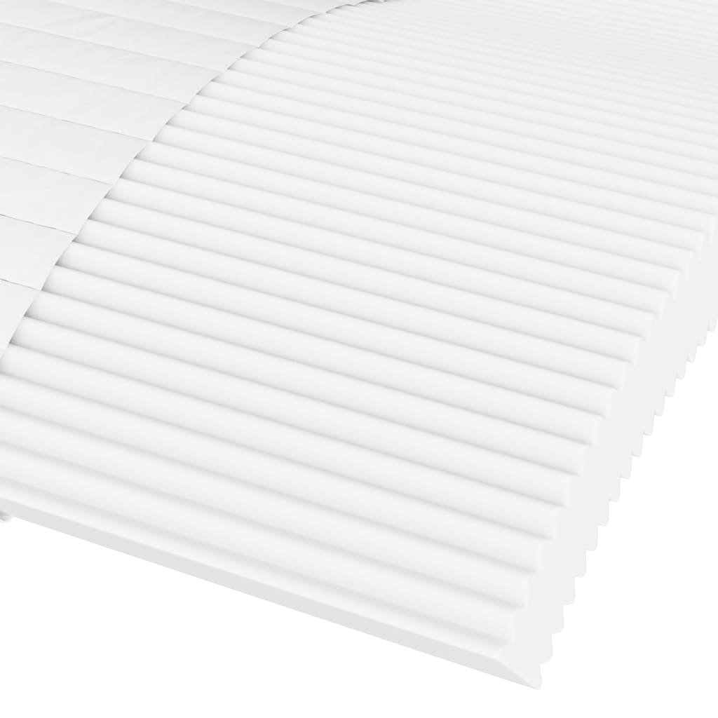 Matelas en mousse blanc 120x200 cm dureté H2 H3 Matelas vidaXL