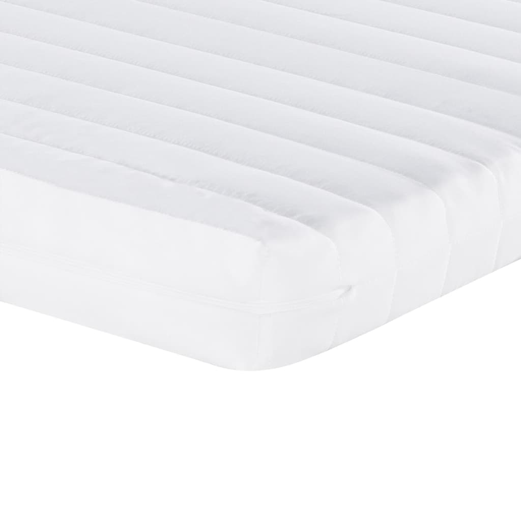 Matelas en mousse blanc 90x190 cm 7 zones dureté 20 ILD Matelas vidaXL   