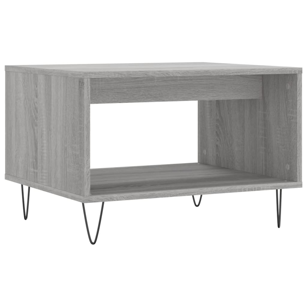 Table basse sonoma gris 60x50x40 cm bois d'ingénierie Tables basses vidaXL