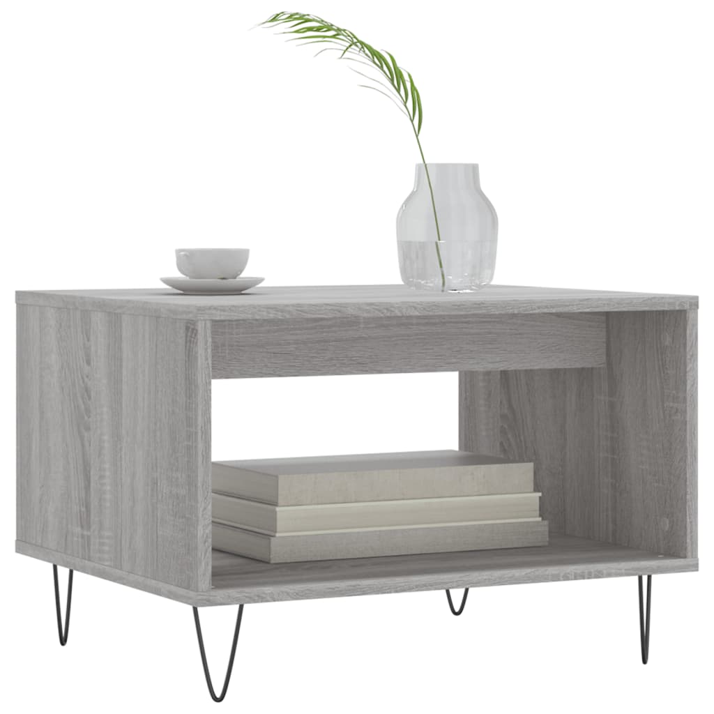 Table basse sonoma gris 60x50x40 cm bois d'ingénierie Tables basses vidaXL