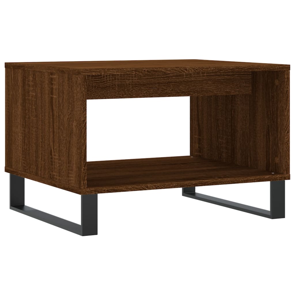 Table basse chêne marron 60x50x40 cm bois d'ingénierie Tables basses vidaXL