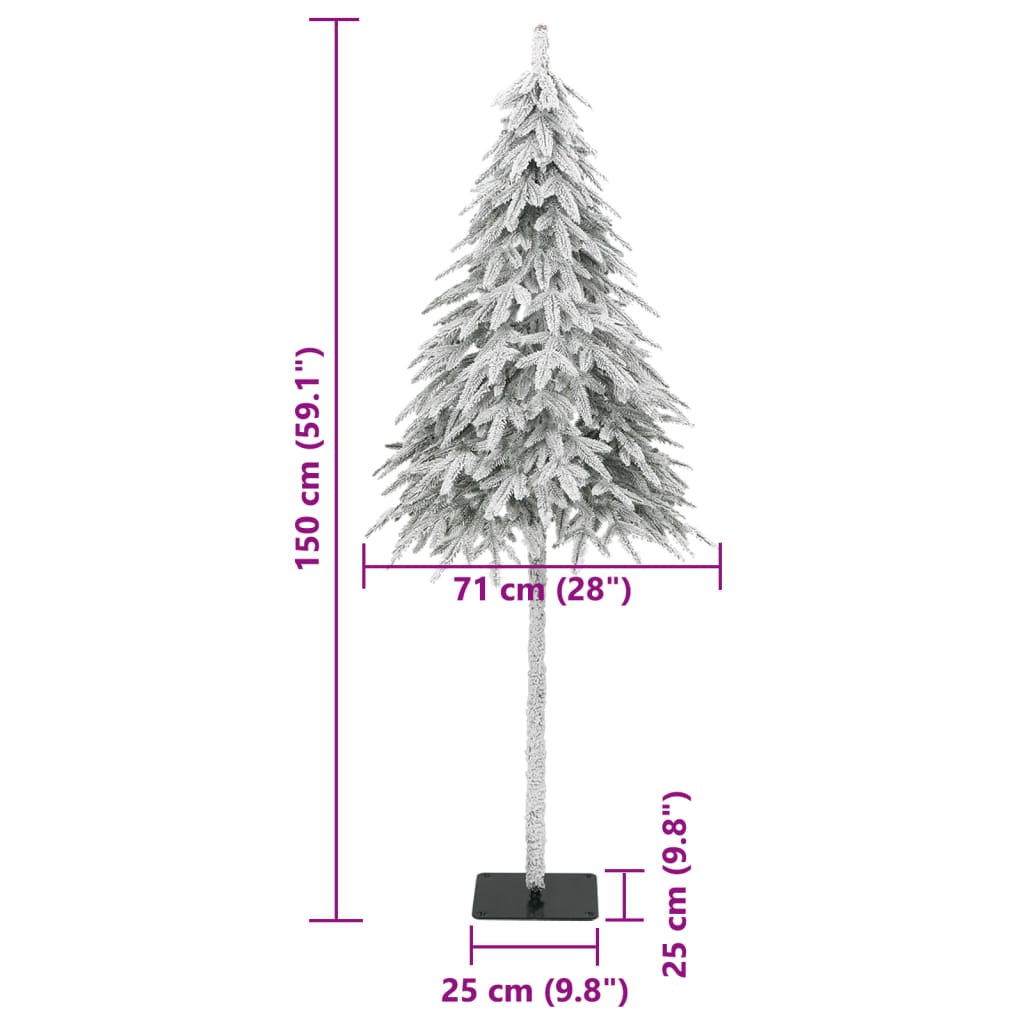 Sapin de Noël artificiel avec neige floquée 150 cm - Xios Store SNC