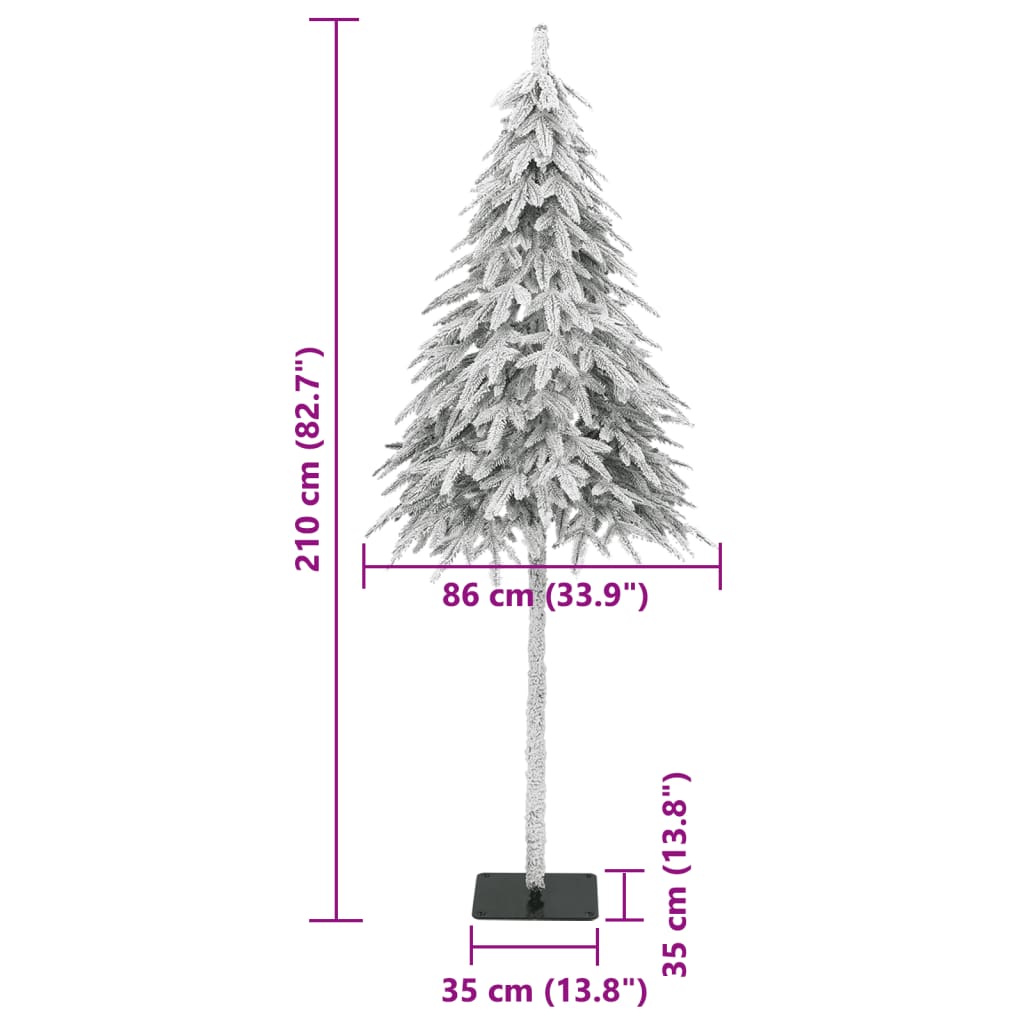 Sapin de Noël artificiel avec neige floquée 210 cm - Xios Store SNC