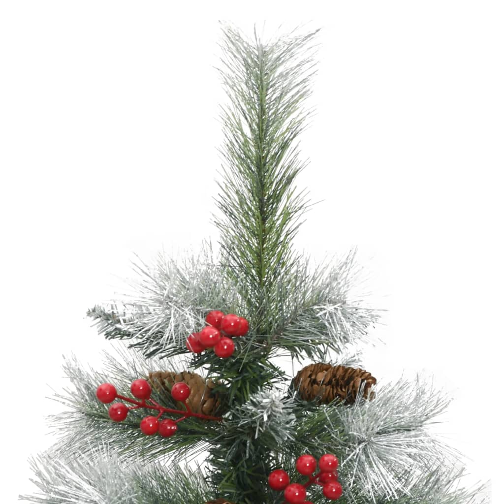 Sapin de Noël artificiel avec pommes de pin et baies 120 cm - Xios Store SNC