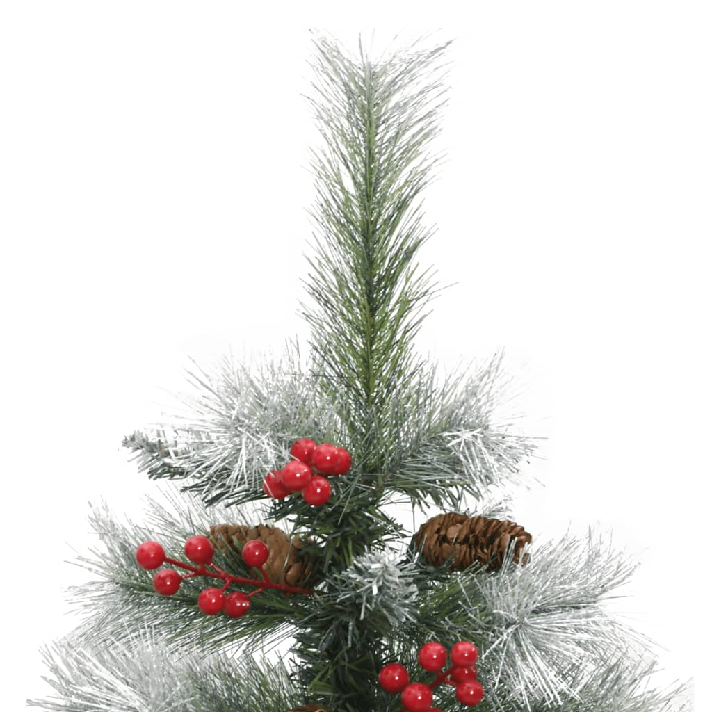 Sapin de Noël artificiel avec pommes de pin et baies 150 cm - Xios Store SNC