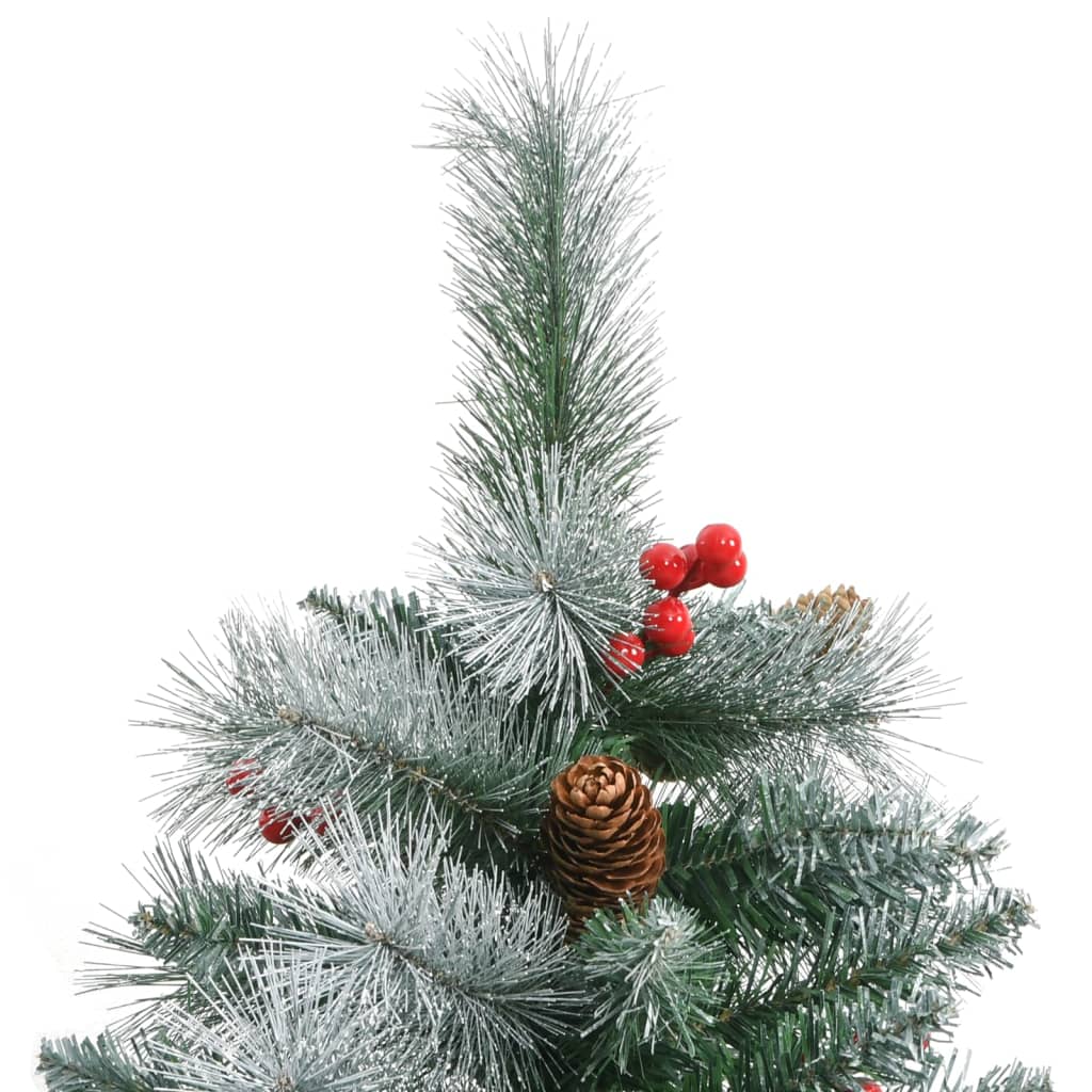 Sapin de Noël artificiel avec pommes de pin et baies 180 cm - Xios Store SNC