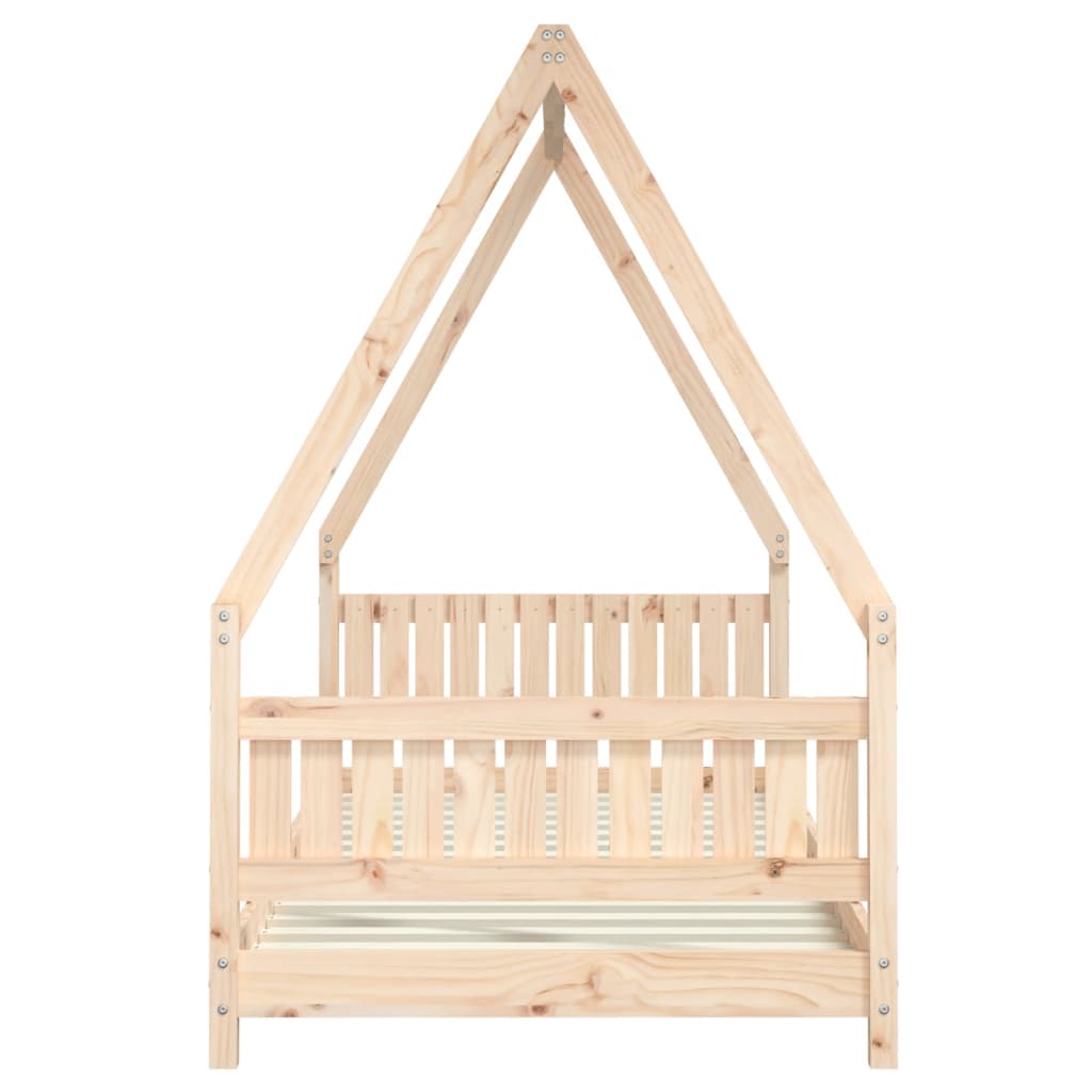 Cadre de lit pour enfants 90x200 cm bois de pin massif Lits bébés et enfants vidaXL   