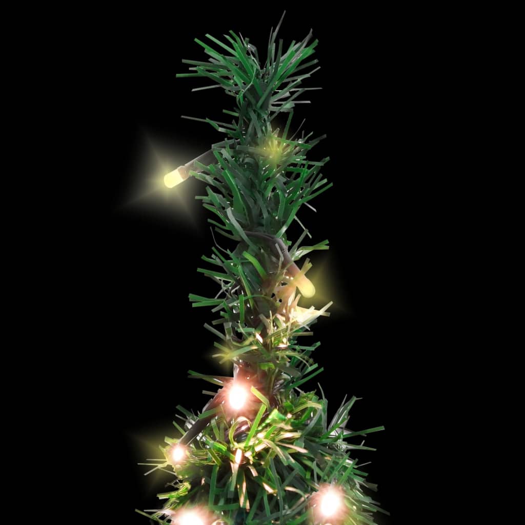 Sapin de Noël artificiel escamotable 50 LED vert 120 cm - Xios Store SNC