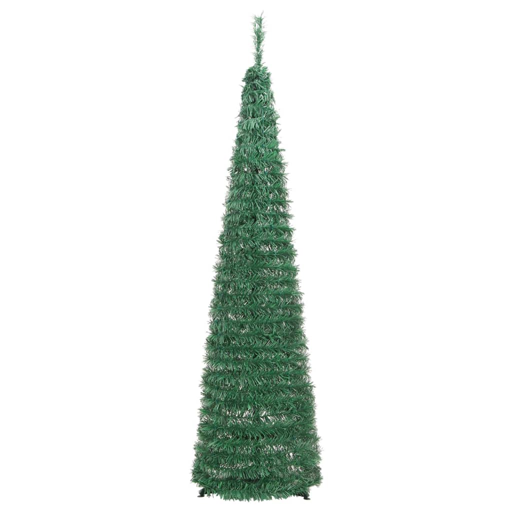 Sapin de Noël artificiel escamotable 50 LED vert 120 cm - Xios Store SNC