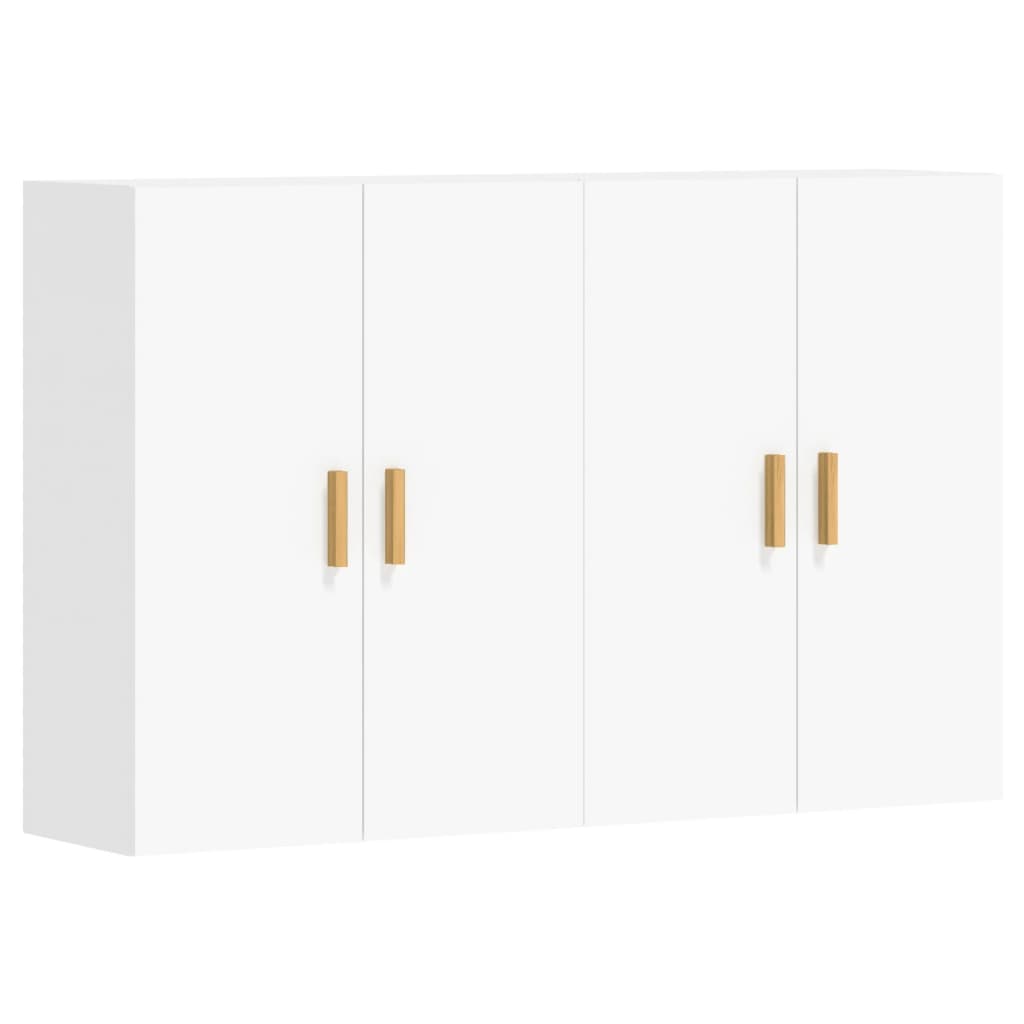 Image Armoires murales 2 pcs blanc bois d'ingénierie | Xios Store SNC vidaXL Xios Store SNC