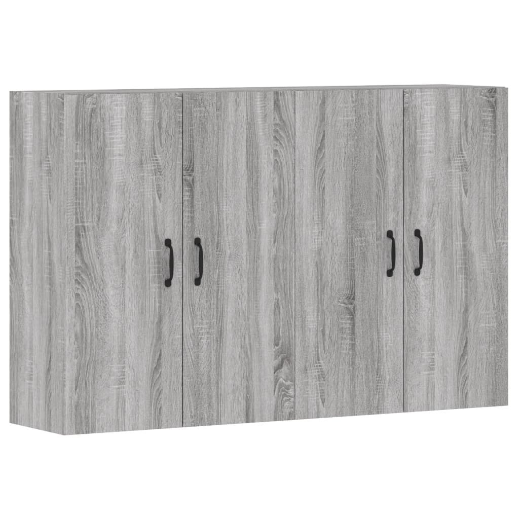 Image Armoires murales 2 pcs sonoma gris bois d'ingénierie | Xios Store SNC vidaXL Xios Store SNC