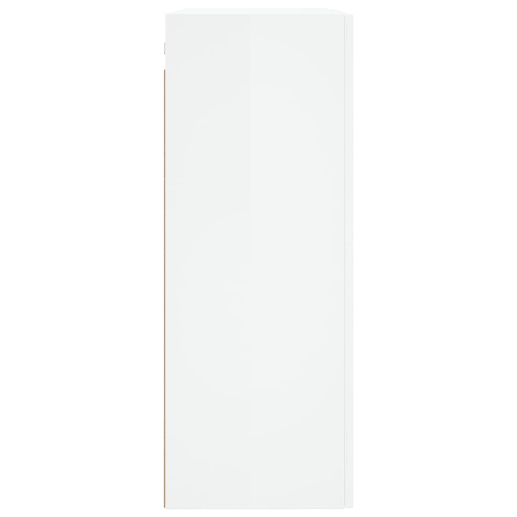 Image Armoires murales 2 pcs blanc brillant bois d'ingénierie | Xios Store SNC vidaXL Xios Store SNC