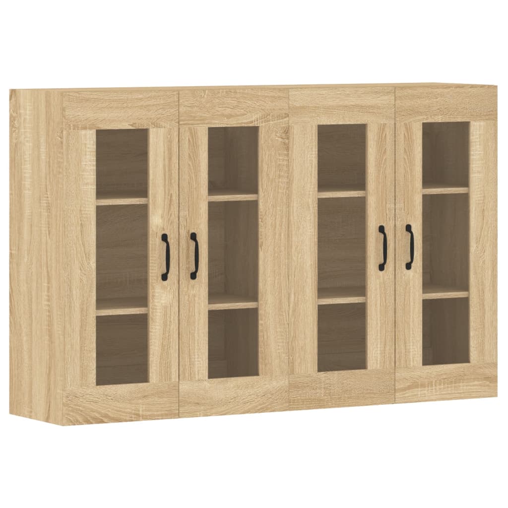 Image Armoires murales 2 pcs chêne sonoma bois d'ingénierie | Xios Store SNC vidaXL Xios Store SNC