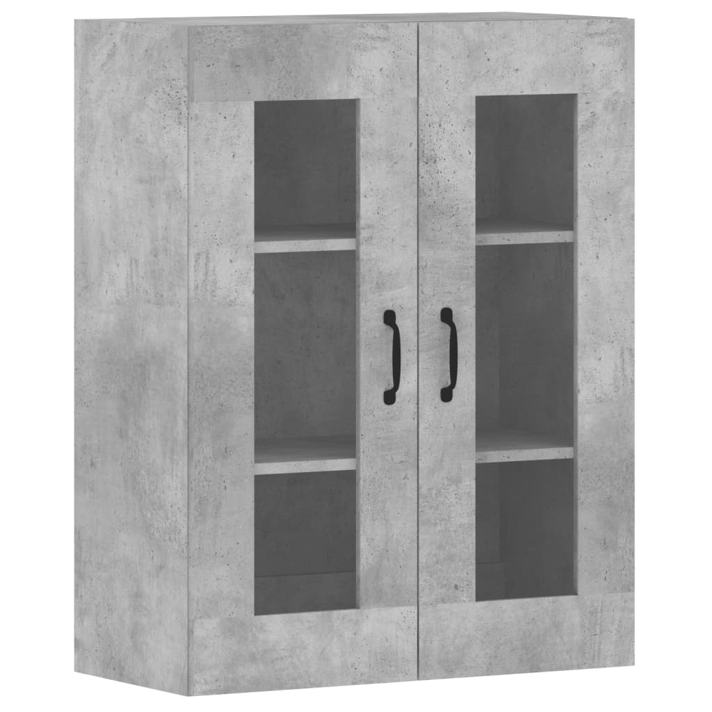 Image Armoires murales 2 pcs gris béton bois d'ingénierie | Xios Store SNC vidaXL Xios Store SNC