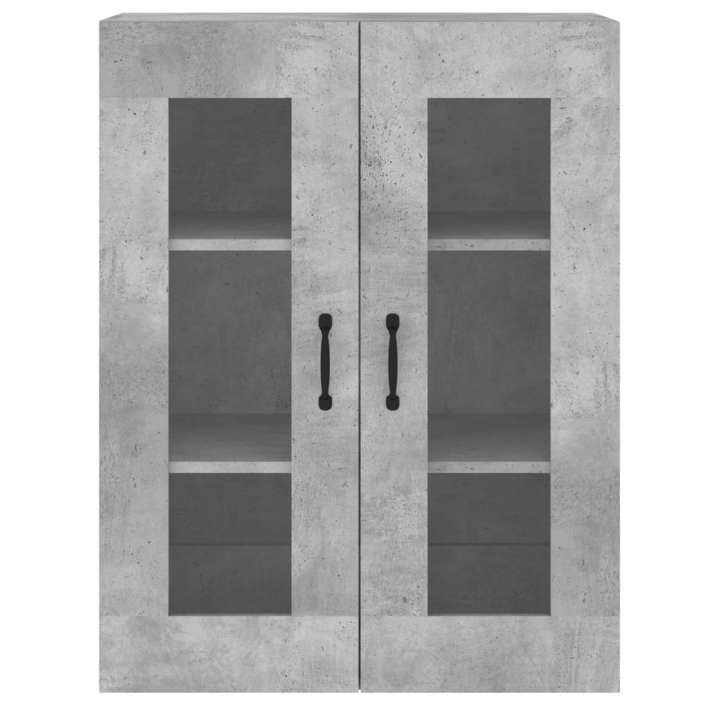 Image Armoires murales 2 pcs gris béton bois d'ingénierie | Xios Store SNC vidaXL Xios Store SNC