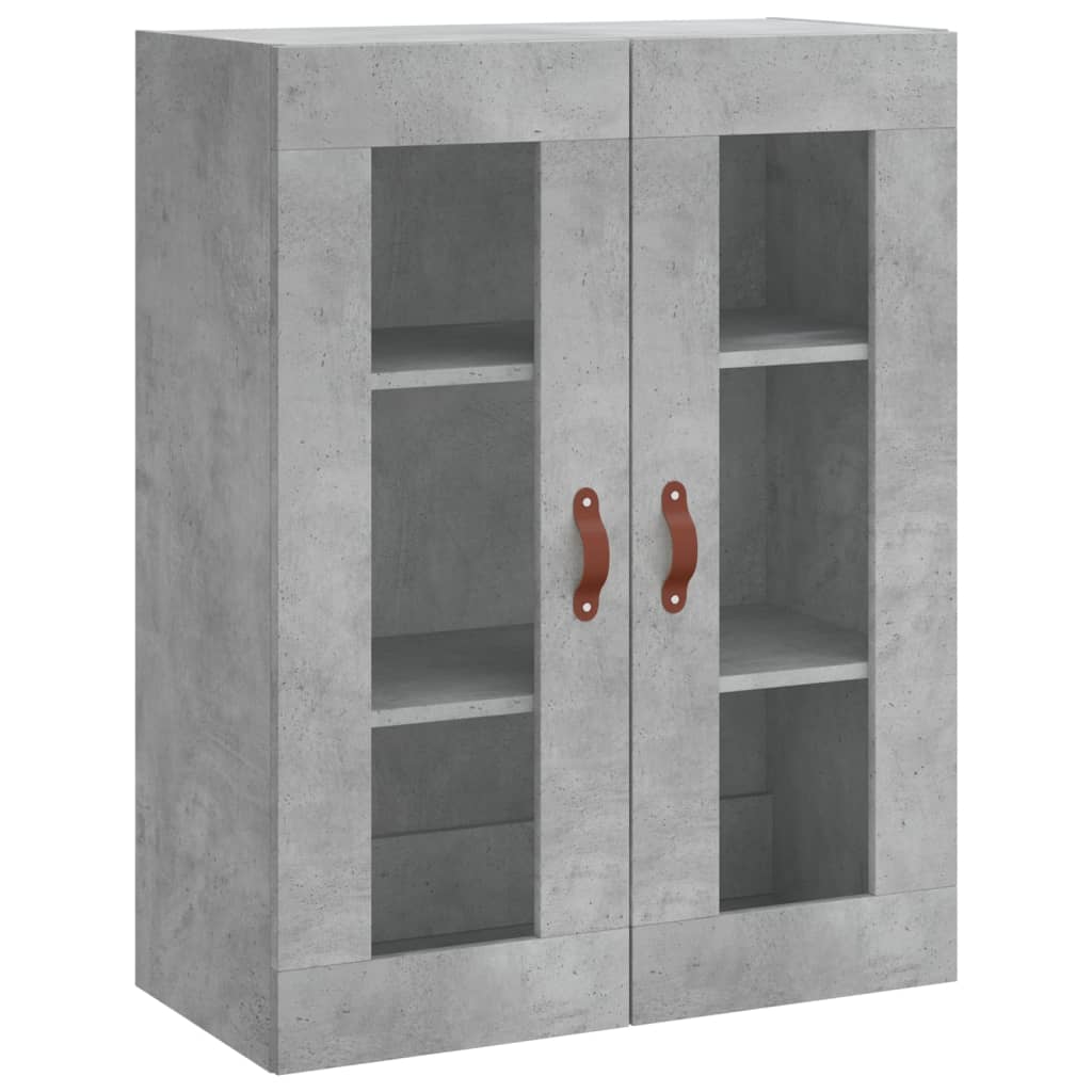 Image Armoires murales 2 pcs gris béton bois d'ingénierie | Xios Store SNC vidaXL Xios Store SNC