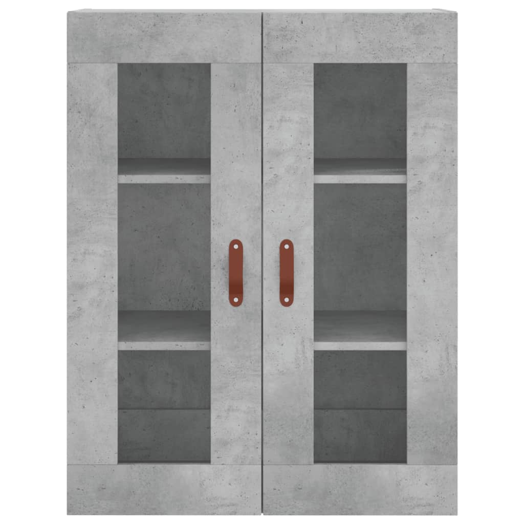 Image Armoires murales 2 pcs gris béton bois d'ingénierie | Xios Store SNC vidaXL Xios Store SNC