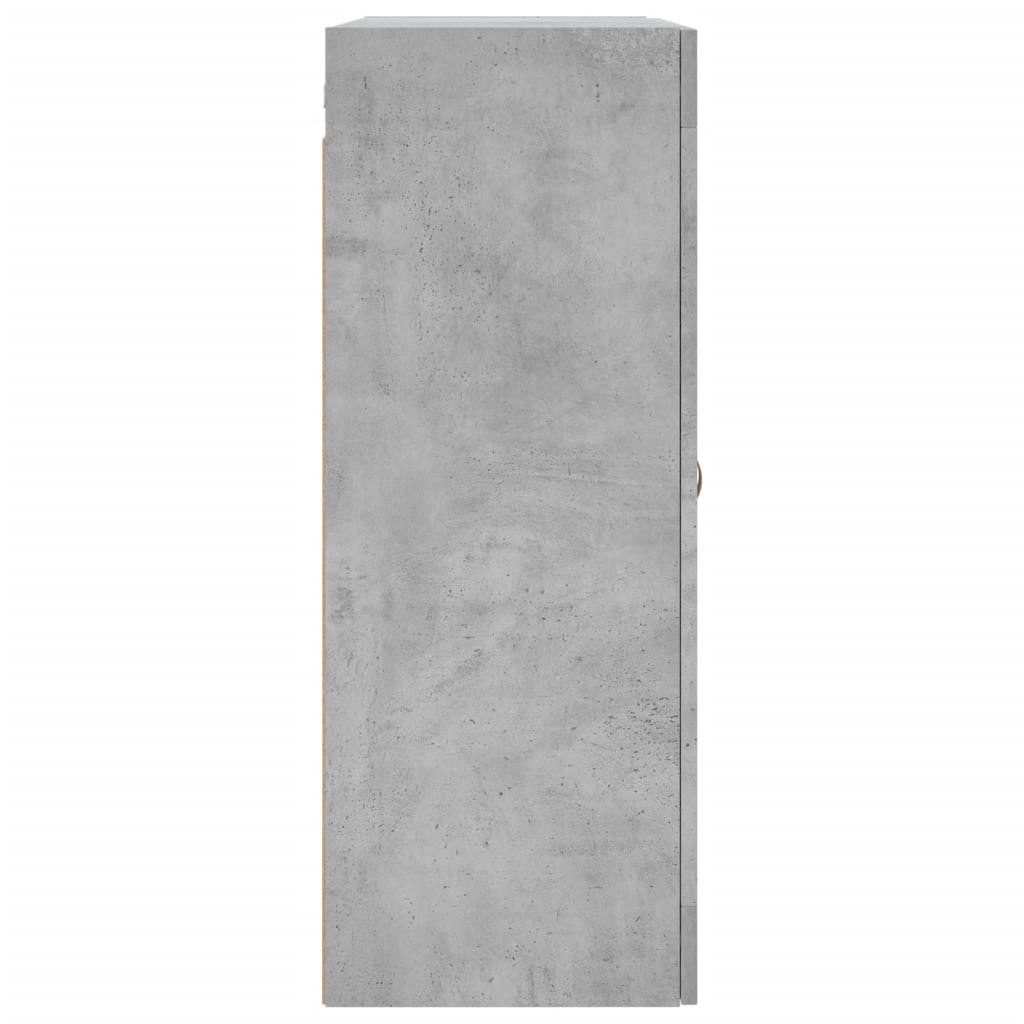 Image Armoires murales 2 pcs gris béton bois d'ingénierie | Xios Store SNC vidaXL Xios Store SNC