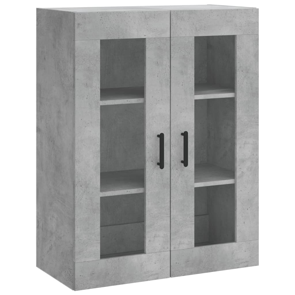 Image Armoires murales 2 pcs gris béton bois d'ingénierie | Xios Store SNC vidaXL Xios Store SNC