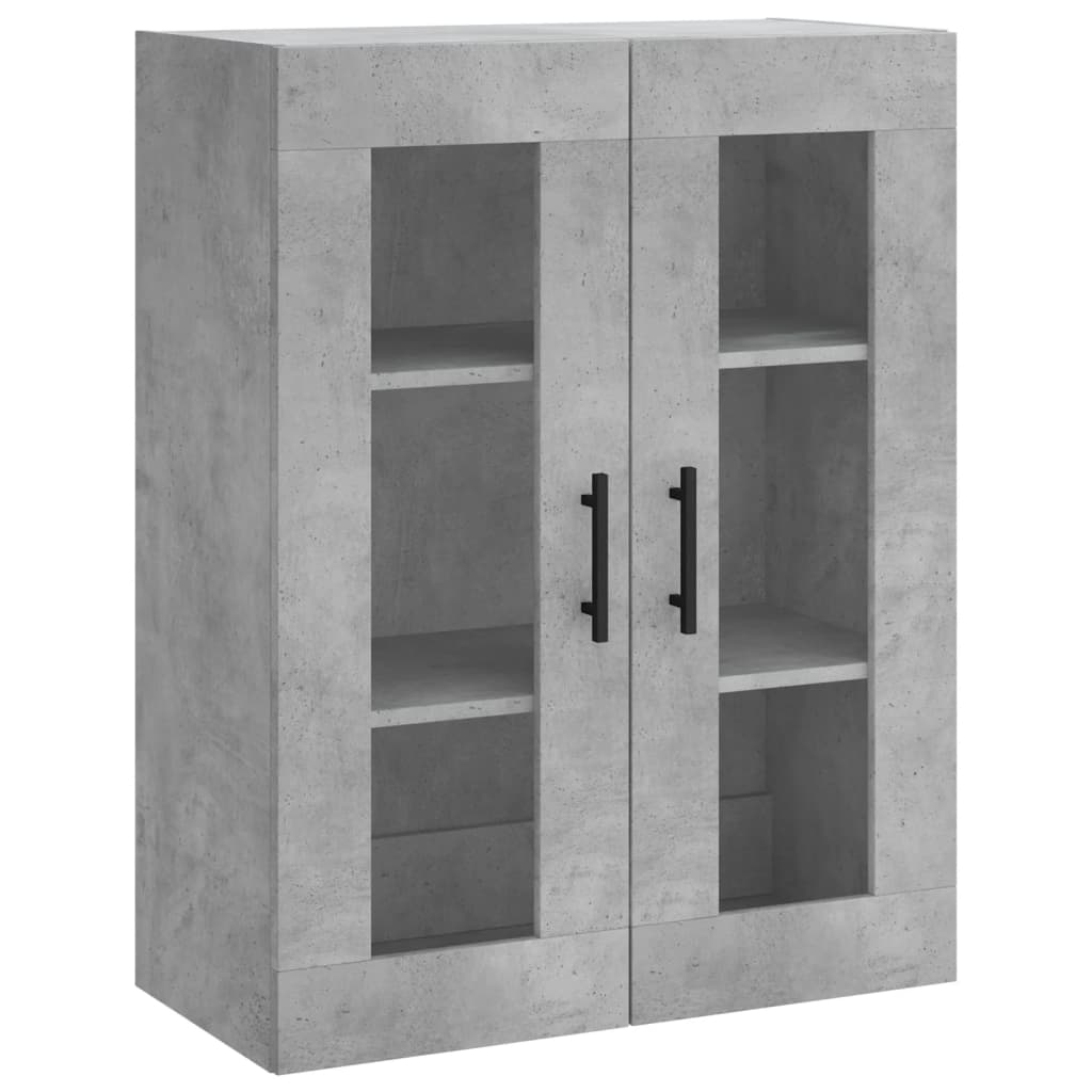 Image Armoires murales 2 pcs gris béton bois d'ingénierie | Xios Store SNC vidaXL Xios Store SNC