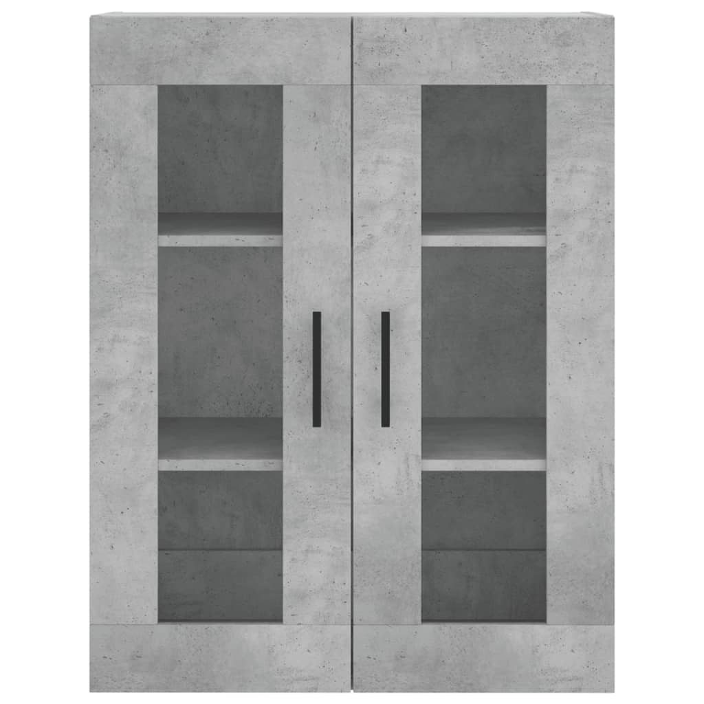 Image Armoires murales 2 pcs gris béton bois d'ingénierie | Xios Store SNC vidaXL Xios Store SNC