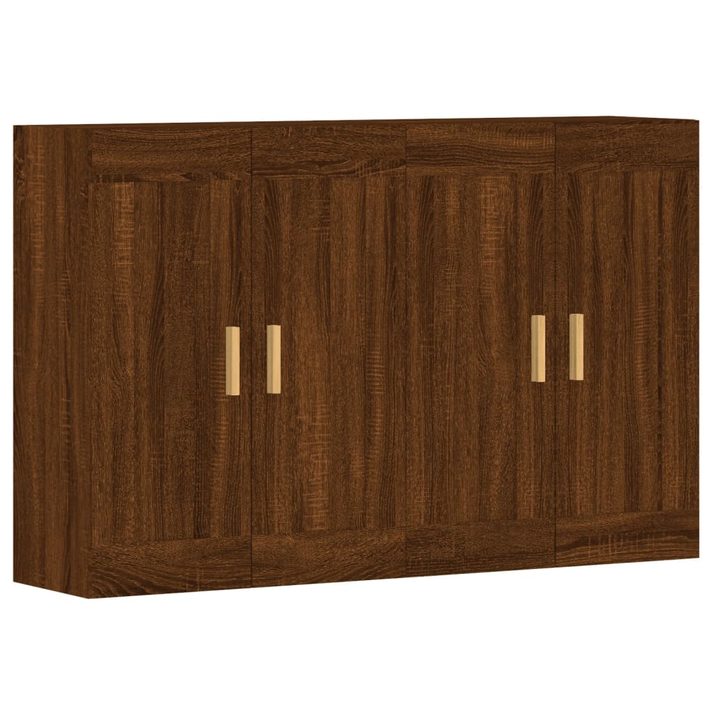 Image Armoires murales 2 pcs chêne marron bois d'ingénierie | Xios Store SNC vidaXL Xios Store SNC