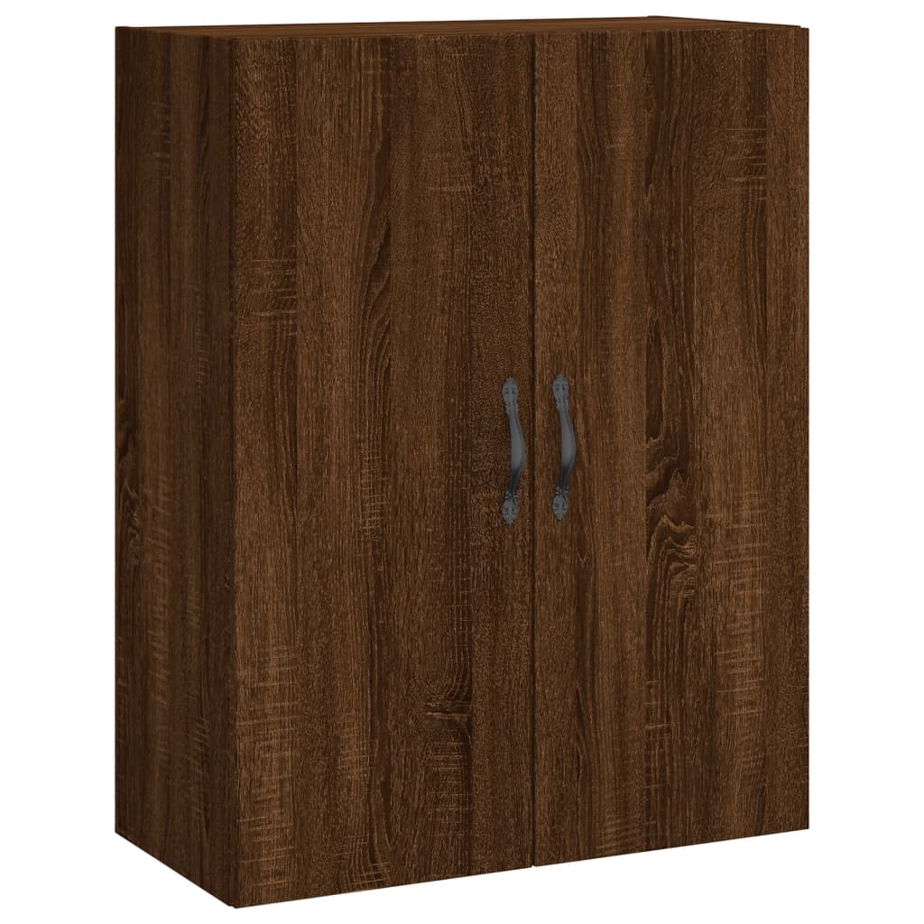 Image Buffet haut Chêne marron 69,5x34x180 cm Bois d'ingénierie | Xios Store SNC vidaXL Xios Store SNC