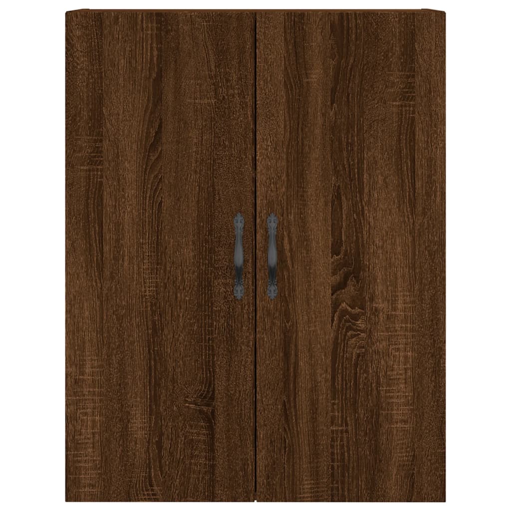 Image Buffet haut Chêne marron 69,5x34x180 cm Bois d'ingénierie | Xios Store SNC vidaXL Xios Store SNC