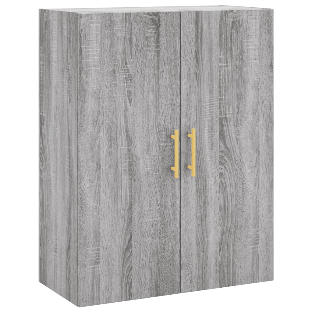 Image Buffet haut Sonoma gris 69,5x34x180 cm Bois d'ingénierie | Xios Store SNC vidaXL Xios Store SNC