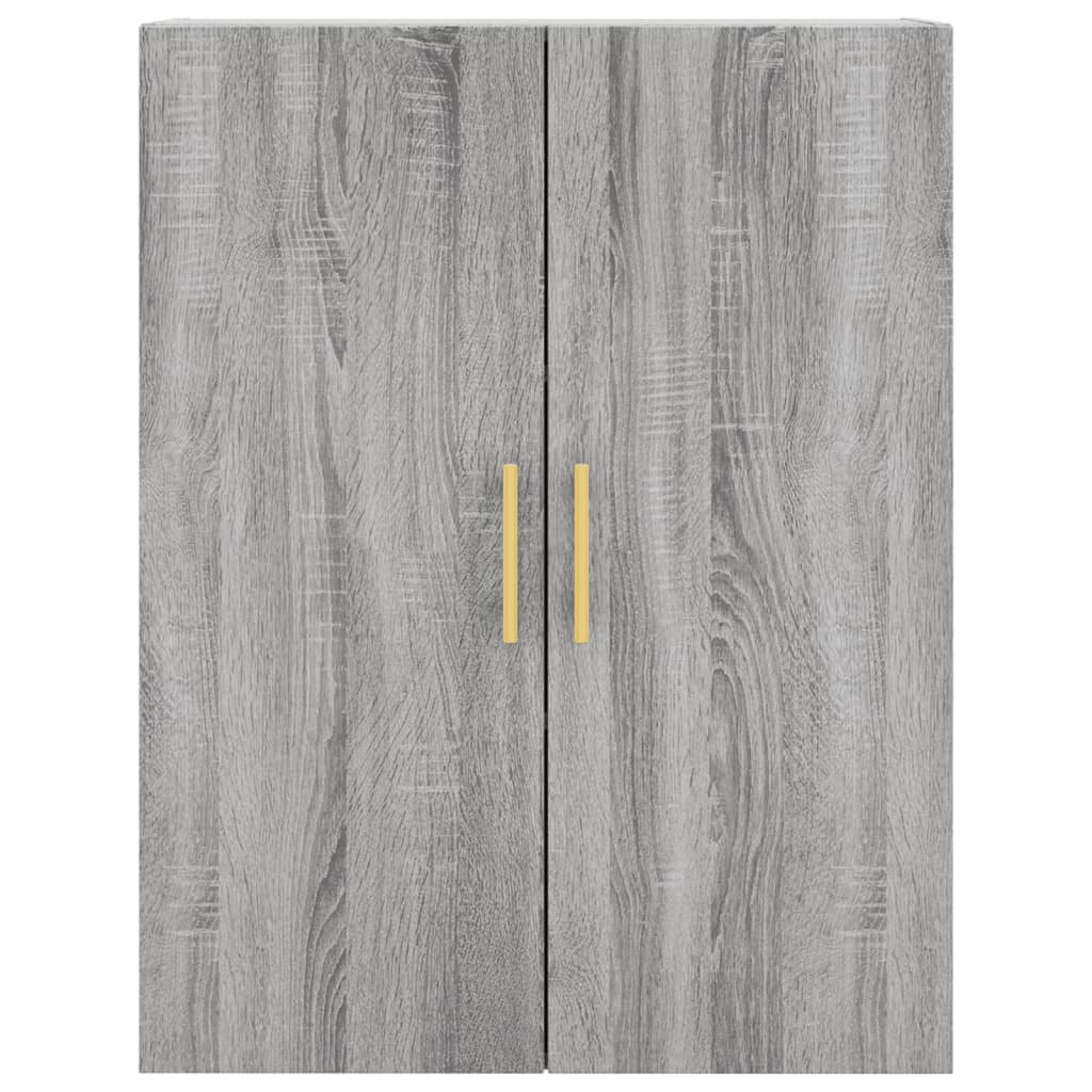 Image Buffet haut Sonoma gris 69,5x34x180 cm Bois d'ingénierie | Xios Store SNC vidaXL Xios Store SNC