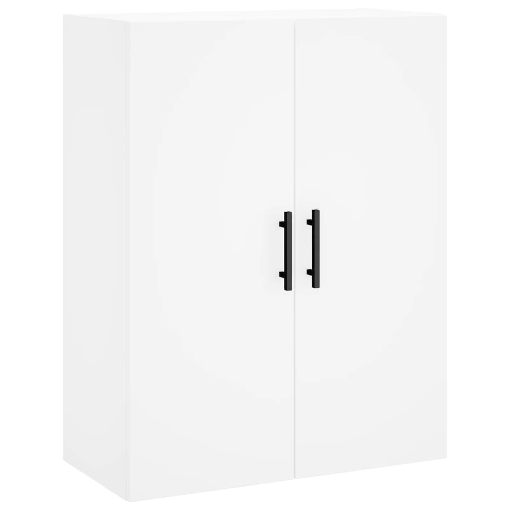 Image Buffet haut Blanc 69,5x34x180 cm Bois d'ingénierie | Xios Store SNC vidaXL Xios Store SNC